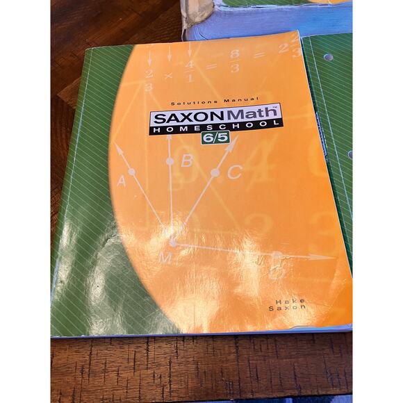 Saxon Math Homeschool 6/5 Text, Solutions Manual, and Tests and Worksheets Set - Picture 6 of 6
